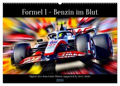 Formel 1 - Benzin im Blut (Wandkalender 2024 DIN A2 quer), CALVENDO Monatskalender