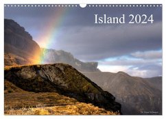 Island 2024 (Wandkalender 2024 DIN A3 quer), CALVENDO Monatskalender