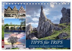 Tipps für Trips (Tischkalender 2024 DIN A5 quer), CALVENDO Monatskalender - Huschka, Klaus-Peter
