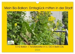 Mein Bio-Balkon: Ernteglück mitten in der Stadt (Wandkalender 2024 DIN A3 quer), CALVENDO Monatskalender - Schattling, Birgit