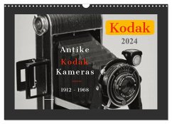 KODAK Antike Kameras 1912 - 1968 (Wandkalender 2024 DIN A3 quer), CALVENDO Monatskalender