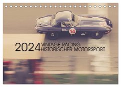 Vintage Racing, historischer Motorsport (Tischkalender 2024 DIN A5 quer), CALVENDO Monatskalender