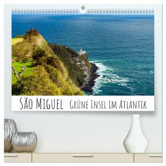 São Miguel - Grüne Insel im Atlantik (hochwertiger Premium Wandkalender 2024 DIN A2 quer), Kunstdruck in Hochglanz - Drafz, Silvia