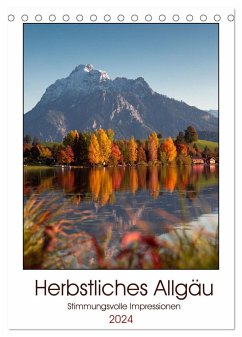 Herbstliches Allgäu (Tischkalender 2024 DIN A5 hoch), CALVENDO Monatskalender - Hennen, Marcus