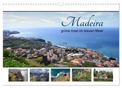 Madeira, grüne Insel im blauen Meer (Wandkalender 2024 DIN A3 quer), CALVENDO Monatskalender