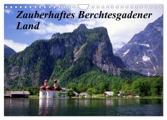 Zauberhaftes Berchtesgadener Land (Wandkalender 2024 DIN A4 quer), CALVENDO Monatskalender