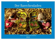 Der Baerchenladen, Teddys und Kunst zum Verlieben (Wandkalender 2024 DIN A2 quer), CALVENDO Monatskalender - Berger, Evelyne