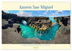 Sao Miguel Azoren - Vulkanisch geprägte Trauminsel im Atlantik (Wandkalender 2024 DIN A2 quer), CALVENDO Monatskalender