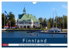 Finnland - Durch Seenlandschaften zum Polarkreis (Wandkalender 2024 DIN A4 quer), CALVENDO Monatskalender