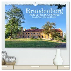 Brandenburg - Rund um den Schwielowsee (hochwertiger Premium Wandkalender 2024 DIN A2 quer), Kunstdruck in Hochglanz
