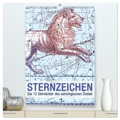Sternzeichenkalender (hochwertiger Premium Wandkalender 2024 DIN A2 hoch), Kunstdruck in Hochglanz