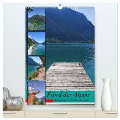 Fjord der Alpen. Achensee in Tirol - Austria (hochwertiger Premium Wandkalender 2024 DIN A2 hoch), Kunstdruck in Hochglanz