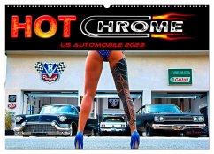 Hot Chrome US Automobile (Wandkalender 2024 DIN A2 quer), CALVENDO Monatskalender