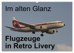 Im alten Glanz: Flugzeuge in Retro Livery (Wandkalender 2024 DIN A2 quer), CALVENDO Monatskalender