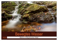 Bewegtes Wasser (Wandkalender 2024 DIN A4 quer), CALVENDO Monatskalender - Baisch, Werner