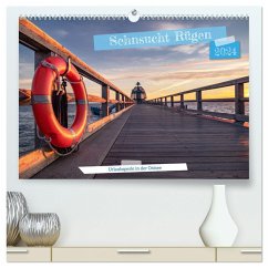 Sehnsucht Rügen (hochwertiger Premium Wandkalender 2024 DIN A2 quer), Kunstdruck in Hochglanz