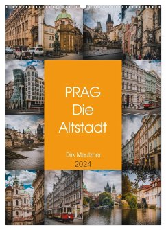 Prag - Die Altstadt (Wandkalender 2024 DIN A2 hoch), CALVENDO Monatskalender