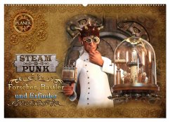 Steampunk - Forscher, Bastler und Erfinder (Wandkalender 2024 DIN A2 quer), CALVENDO Monatskalender