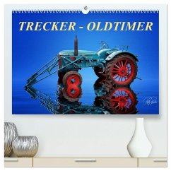 Trecker - Oldtimer (hochwertiger Premium Wandkalender 2024 DIN A2 quer), Kunstdruck in Hochglanz