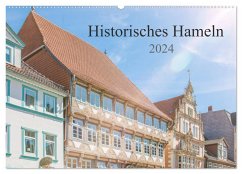 Historisches Hameln (Wandkalender 2024 DIN A2 quer), CALVENDO Monatskalender - pixs:sell