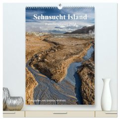 Sehnsucht Island Familienplaner 2024 (hochwertiger Premium Wandkalender 2024 DIN A2 hoch), Kunstdruck in Hochglanz - Birkholz, Andreas