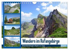 Wandern im Rofangebirge - Brandenberger Alpen in Tirol (Wandkalender 2024 DIN A4 quer), CALVENDO Monatskalender