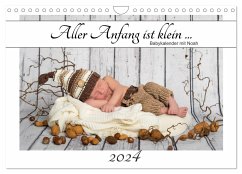 Aller Anfang ist klein - Babykalender mit Noah (Wandkalender 2024 DIN A4 quer), CALVENDO Monatskalender