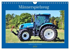 Männerspielzeug Traktor Inspirationen (Wandkalender 2024 DIN A4 quer), CALVENDO Monatskalender