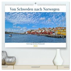 Von Schweden nach Norwegen mit dem Wohnmobil unterwegs (hochwertiger Premium Wandkalender 2024 DIN A2 quer), Kunstdruck in Hochglanz