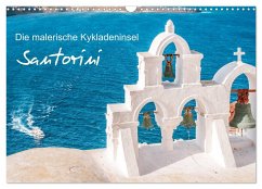Santorini - Die malerische Kykladeninsel (Wandkalender 2024 DIN A3 quer), CALVENDO Monatskalender - Jastram, Thomas / Jastram, Elisabeth