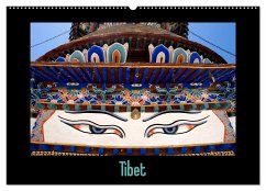 Tibet (Wandkalender 2024 DIN A2 quer), CALVENDO Monatskalender