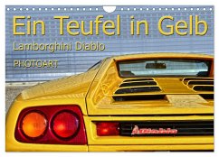 Ein Teufel in Gelb Lamborghini Diablo PHOTOART (Wandkalender 2024 DIN A4 quer), CALVENDO Monatskalender