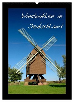 Windmühlen in Deutschland (Wandkalender 2024 DIN A2 hoch), CALVENDO Monatskalender