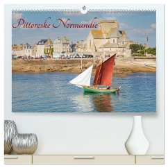Pittoreske Normandie (hochwertiger Premium Wandkalender 2024 DIN A2 quer), Kunstdruck in Hochglanz