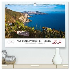 Auf den Liparischen Inseln (hochwertiger Premium Wandkalender 2024 DIN A2 quer), Kunstdruck in Hochglanz