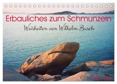 Erbauliches zum Schmunzeln - Weisheiten von Wilhelm Busch (Tischkalender 2024 DIN A5 quer), CALVENDO Monatskalender - Kruse, Gisela