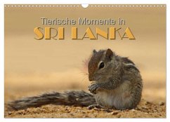 Sri Lanka - Tierische Momente (Wandkalender 2024 DIN A3 quer), CALVENDO Monatskalender