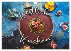 Köstliche Kuchen (Wandkalender 2024 DIN A4 quer), CALVENDO Monatskalender