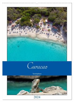 Curacao - Terminplaner (Wandkalender 2024 DIN A2 hoch), CALVENDO Monatskalender