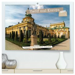 Zwölf mal Europa (hochwertiger Premium Wandkalender 2024 DIN A2 quer), Kunstdruck in Hochglanz - Tetlak, Andy