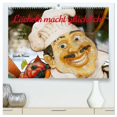 Lächeln macht glücklich (hochwertiger Premium Wandkalender 2024 DIN A2 quer), Kunstdruck in Hochglanz