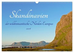 Skandinavien, der wildromantische Norden Europas (Wandkalender 2024 DIN A3 quer), CALVENDO Monatskalender - Junghanns, Konstanze