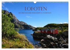 Lofoten - Die spektakuläre Inselgruppe in Norwegen (Wandkalender 2024 DIN A3 quer), CALVENDO Monatskalender