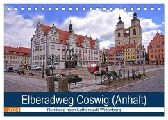 Elberadweg Coswig (Anhalt) (Tischkalender 2024 DIN A5 quer), CALVENDO Monatskalender