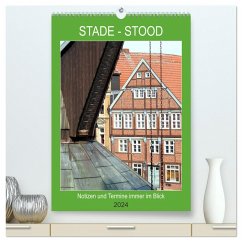 Stade -Stood - Notizen und Termine immer im Blick (hochwertiger Premium Wandkalender 2024 DIN A2 hoch), Kunstdruck in Hochglanz - Vier, Bettina