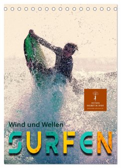 Surfen, Wind und Wellen (Tischkalender 2024 DIN A5 hoch), CALVENDO Monatskalender - Roder, Peter