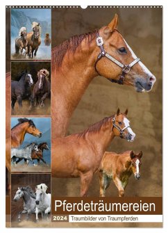 Pferdeträumereien - Traumbilder von Traumpferden (Wandkalender 2024 DIN A2 hoch), CALVENDO Monatskalender