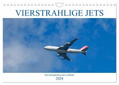 Vierstrahlige Jets (Wandkalender 2024 DIN A4 quer), CALVENDO Monatskalender