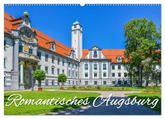 Romantisches Augsburg (Wandkalender 2024 DIN A2 quer), CALVENDO Monatskalender - Hackstein, Bettina