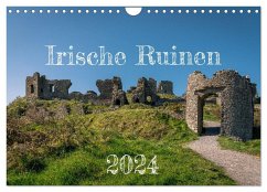Irische Ruinen (Wandkalender 2024 DIN A4 quer), CALVENDO Monatskalender - Helfferich, Markus